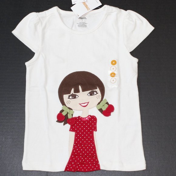 NWT Gymboree size 4 top skirt skort headband purse toy Cherry Cute - Picture 2 of 9